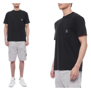 [스톤아일랜드]25SS 남성 로고 패치 포켓 반팔티셔츠 (K1S152100