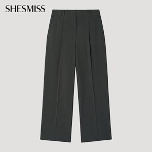 [쉬즈미스] 원 턱 와이드 셋업 팬츠_SWSSLP32030_CH