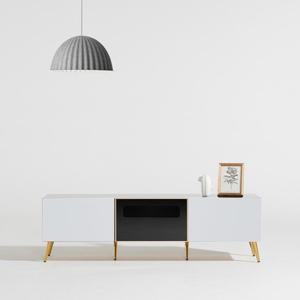 [더젠] 라임 1500고급거실장(골드다리)