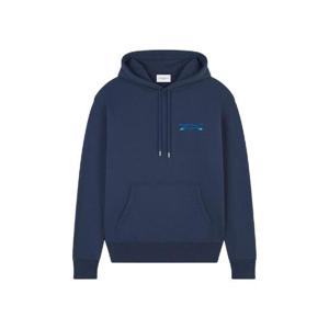 메종 키츠네 메종 키츠네 오어스 레귤러 후드 잉크 블루 LM00710KM0001-P476