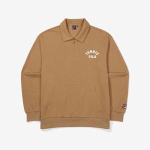 [휠라]면혼방 반집업 카라 맨투맨 (FS2POF3313X_CAL)