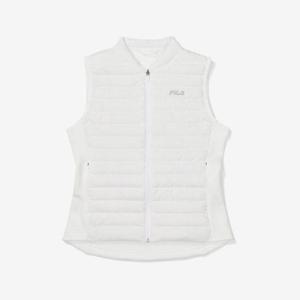 [휠라]우븐하이브리드 다운 경량패딩 베스트 (FS2DVF4251F_OWH)