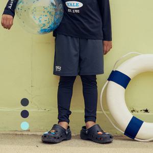 [예일키즈]하프 팬츠 레이어드 워터 래쉬가드 레깅스 A5M043