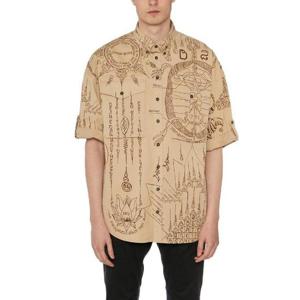 Dsquared2 그래픽 프린트 버튼 셔츠 S71DM0612S76805 961 TP944641056