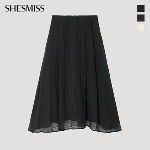 [쉬즈미스] 레이스 플레어 롱스커트_SWWSKP32080