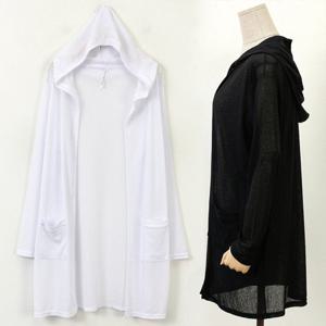 나야홍 / 위쉬몰 HG 슬림후드가디건(0175H507) 빅사이즈