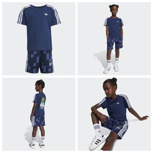 아디다스키즈 KD9822 마인크래프트 쇼츠 티 세트 (110-130) 여름 인기상하복 HMDK