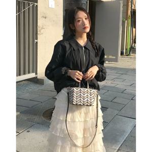 [질스튜어트] 베이지 멀티 컬러 로젤라 뮤즈 크로스 겸 스몰 토트백  JABA5F422