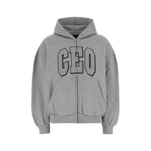 발렌시아가 후드 티셔츠 833399TSVP2 1300 Grey