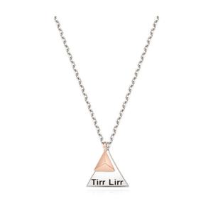 [티르리르] 글로리 트위니 화이트 실버 목걸이 TNESVC08022S