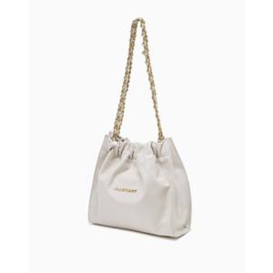 [JILLSTUART ACC][25SS]JABA5E163IV [코코체인] 아이보리 골드 장식 드로우스트링 체인숄더백 S