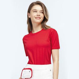 샵앤) 국산 여성 기본 라운드넥 여름 면 반팔 티 SC-WSH-T0045