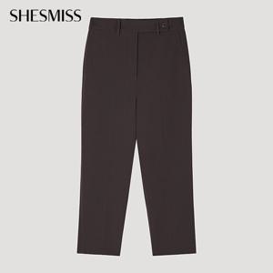 [쉬즈미스] 버튼 테이퍼드 팬츠_SWWSLP31020_DW