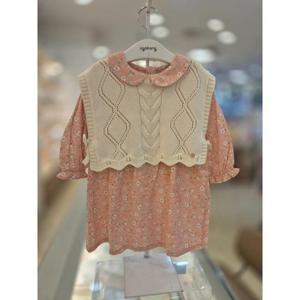 아가방 세이브존03 아가방 마리 플라워 원피스(조끼) AG01S534053A