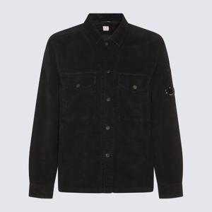 CP컴퍼니 블랙 캐주얼 롱 슬리브 셔츠 19CMOS072A 006410O999