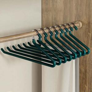 제트 논슬립 바지걸이 10p세트 스텐 치마 코팅 옷걸이