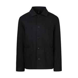 [지이크]포켓 코튼 오버핏 자켓 블랙 (PHEAX4065)