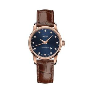 미도 여성 가죽 시계 바론첼리 M7600.3.65.8