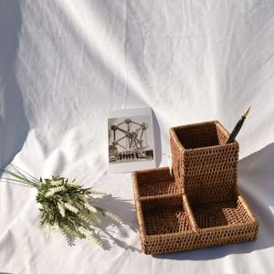 라탄 바구니 라탄 뉴 펜박스