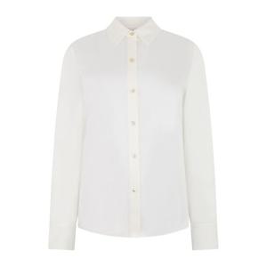 빈스 화이트 버튼업 칼라 셔츠 V126113127 101OWH