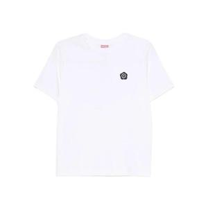 겐조 반팔 티셔츠 FF52TS5524SO OFF WHITE