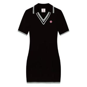 카사블랑카 폴로 넥 골지 드레스 WPF25KW105701