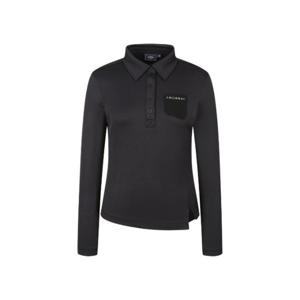 M 캘러웨이골프긴팔티 PQC CWTY24F413_BK 가을 Y에리 조직물 티셔츠