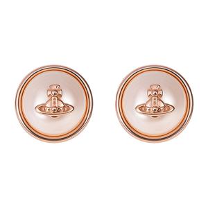 비비안웨스트우드 25FW 여성 올가 스몰 귀걸이 핑크골드 62010053 02G108