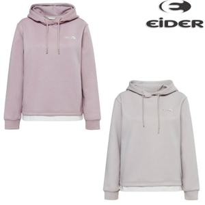 아이더 (DWU25256) 여성 에델 가벼운 착용감의 레이어드 긴팔 후드 티셔츠