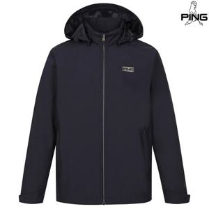 [핑골프][양말증정]남성 후드 탈부착 솔리드 집업 점퍼 111E3JP001_NA