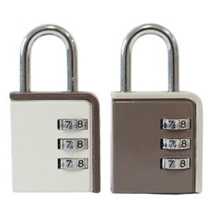 번호키 비움 투톤 3다이얼 자물쇠 랜덤1개 사물함 라카 열쇠자물쇠