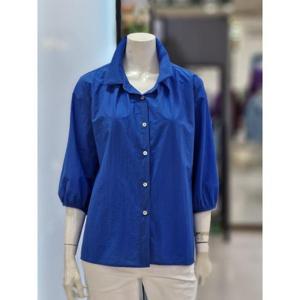 화이트호스 세이브존05 7부 소매 카라 블라우스 A25252220