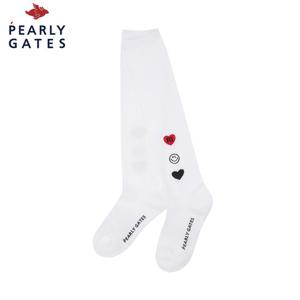 [파리게이츠] 파리게이츠 여성 스마일 하트 로고 니삭스 521E3SC201_WH