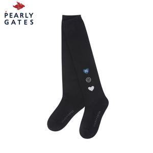 [파리게이츠] 파리게이츠 여성 스마일 하트 로고 니삭스 521E3SC201_BK