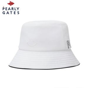 [파리게이츠] 파리게이츠 여성 스마일 패턴 배색 로고 버킷햇 521E3CP004_WH