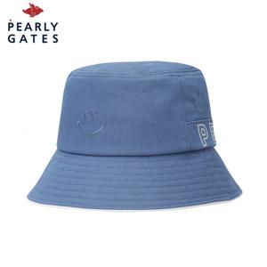[파리게이츠] 파리게이츠 여성 스마일 패턴 배색 로고 버킷햇 521E3CP004_BL