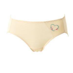 [비너스] 면100 크림 하트자수 요일팬티 면팬티 VPT6957