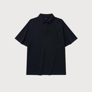M 커버낫반팔티 CQK CO2502ST04-DN 다잉 폴로 티셔츠 Dark Navy