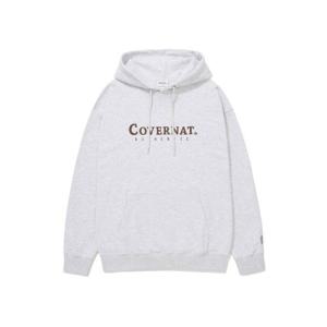 M 커버낫후드티 CQK CO2403HD02-HG 어센틱 로고 후디 헤더 그레이