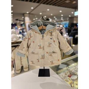 [블루독베이비] 25 FW(크림)도기 리버시블 패딩 JP(45A1311303)양면점퍼 유아 아가옷 백일 돌 선물 조카 (4