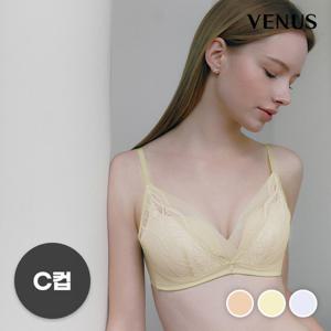 비너스 페미닌 노와이어 레이스 브라 C컵(VBRW633)[VBRW633C]