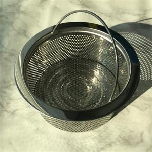 싱크대거름망 음식물쓰레기 싱크대 배수구 음식물 스텐거름망 중형