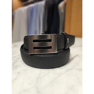 [포체벨트] FPFBE1-202BK 천연소가죽 자동벨트 [폭3점3CM 길이129CM 최대43인치용]