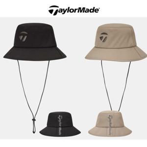 테일러메이드 어패럴 골프 웨어 25 F W TMHHO3624 999 남성 가을 로고 버킷햇 벙거지 모자 끈 탈부착