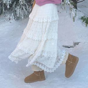 요정 케이크 페츄리 롱스커트 2컬러 HI-4207