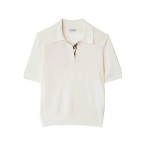 버버리 폴로 티셔츠 8112168 B7078 White