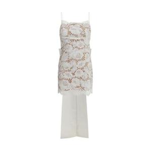 셀프 포트레이트 원피스 AW25201SW WHITE