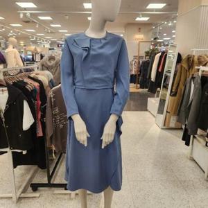 올리비아로렌 HC05 프릴 언발 A라인원피스 VOCOA3F8211(블루)