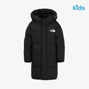 노스페이스 키즈 점퍼 NC1DR52S 블랙 익스플로링 코트 (HYBRID DOWN) 롱다운