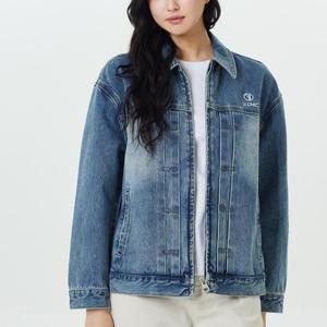 잠뱅이 HC09 공용 난스판 솔트 브러쉬워싱 데님자켓 AP1DDJ242 MB